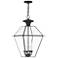 Westover 24 1/2" High Black 4-Light Outdoor Hanging Light