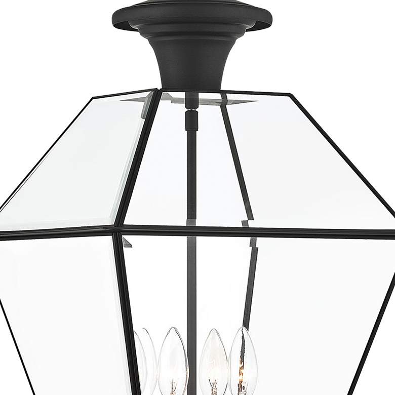 Image 4 Westover 24 1/2" High Black 4-Light Outdoor Hanging Light more views