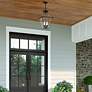 6_Westover 24 1/2" High Black 4-Light Outdoor Hanging Light more views