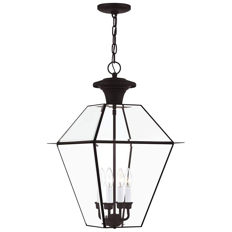 Image 2 Westover 24 1/2" High Bronze 4-Light Outdoor Hanging Light
