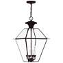 2_Westover 24 1/2" High Bronze 4-Light Outdoor Hanging Light