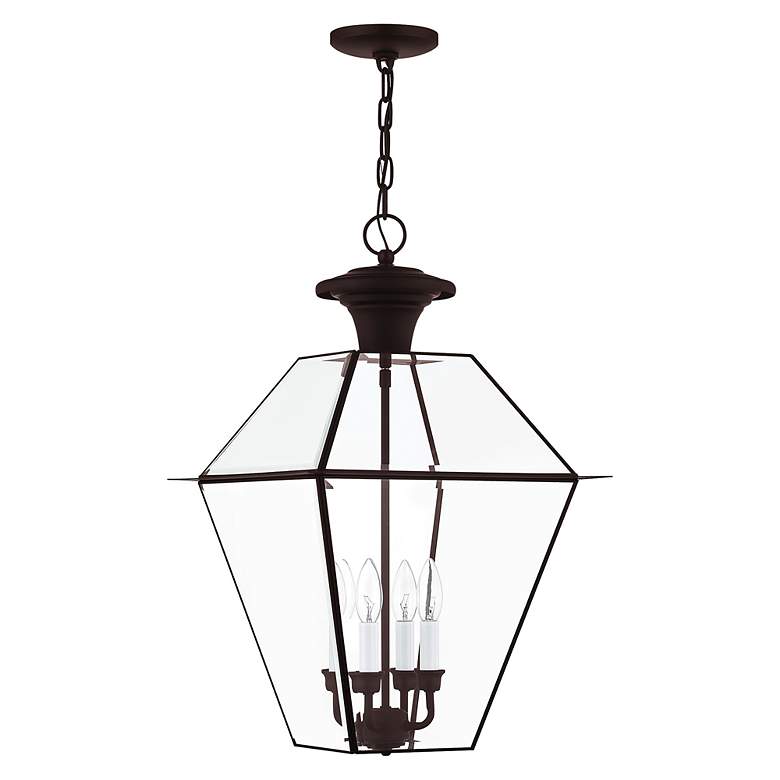 Image 3 Westover 24 1/2" High Bronze 4-Light Outdoor Hanging Light more views