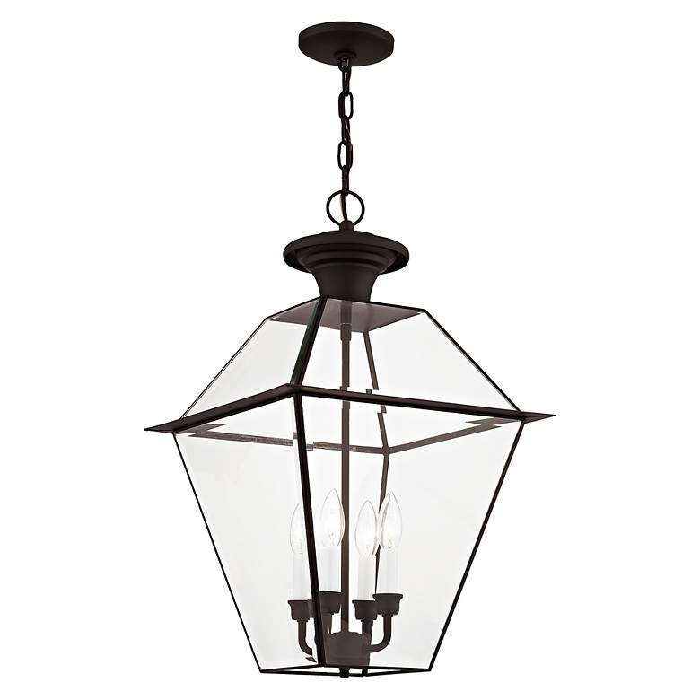 Image 4 Westover 24 1/2" High Bronze 4-Light Outdoor Hanging Light more views