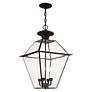 Thumbnail4 of Westover 24 1/2" High Bronze 4-Light Outdoor Hanging Light more views