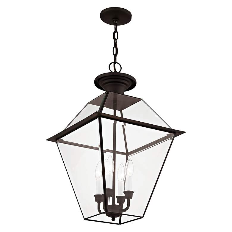 Image 6 Westover 24 1/2" High Bronze 4-Light Outdoor Hanging Light more views