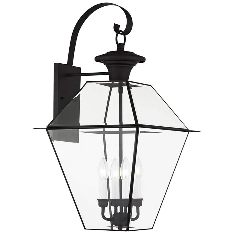 Image 2 Westover 27 1/2" High Black Outdoor Wall Light