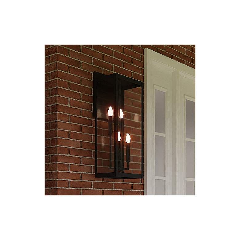 Image 2 Westover 4-Light Earth Black Outdoor Wall Lantern