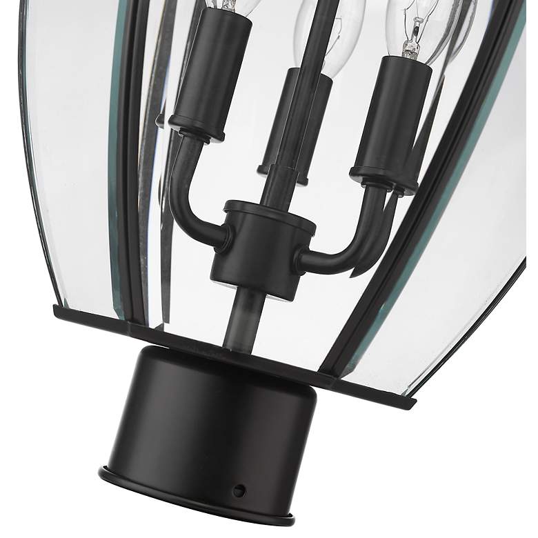 Image 4 Westover by Z-Lite Black 3 Light Outdoor Post Mount Fixture more views