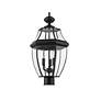 5_Westover by Z-Lite Black 3 Light Outdoor Post Mount Fixture more views