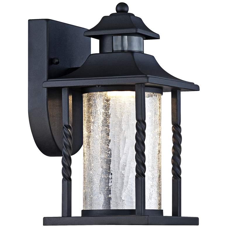 Image 5 Westray 11 1/2 inch High Black Finish Motion Sensor LED Outdoor Wall Light more views