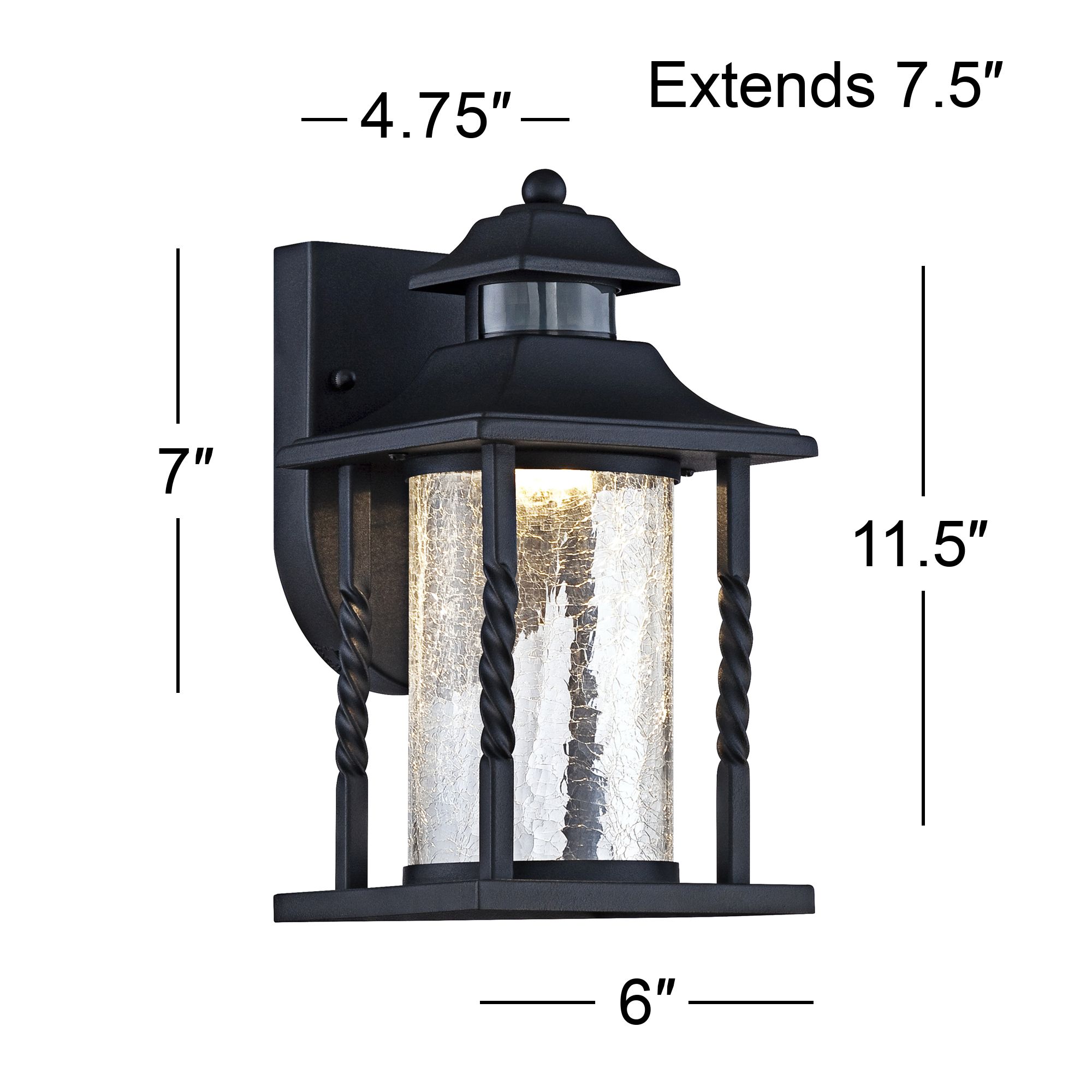 led sensor wall light