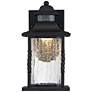 3_Westray 11 1/2"H Black Motion Sensor LED Outdoor Wall Light Set of 2 more views