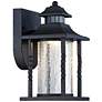 5_Westray 11 1/2"H Black Motion Sensor LED Outdoor Wall Light Set of 2 more views