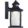 6_Westray 11 1/2"H Black Motion Sensor LED Outdoor Wall Light Set of 2 more views