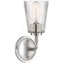 Westwood 11 3/4" High Polished Nickel Wall Sconce