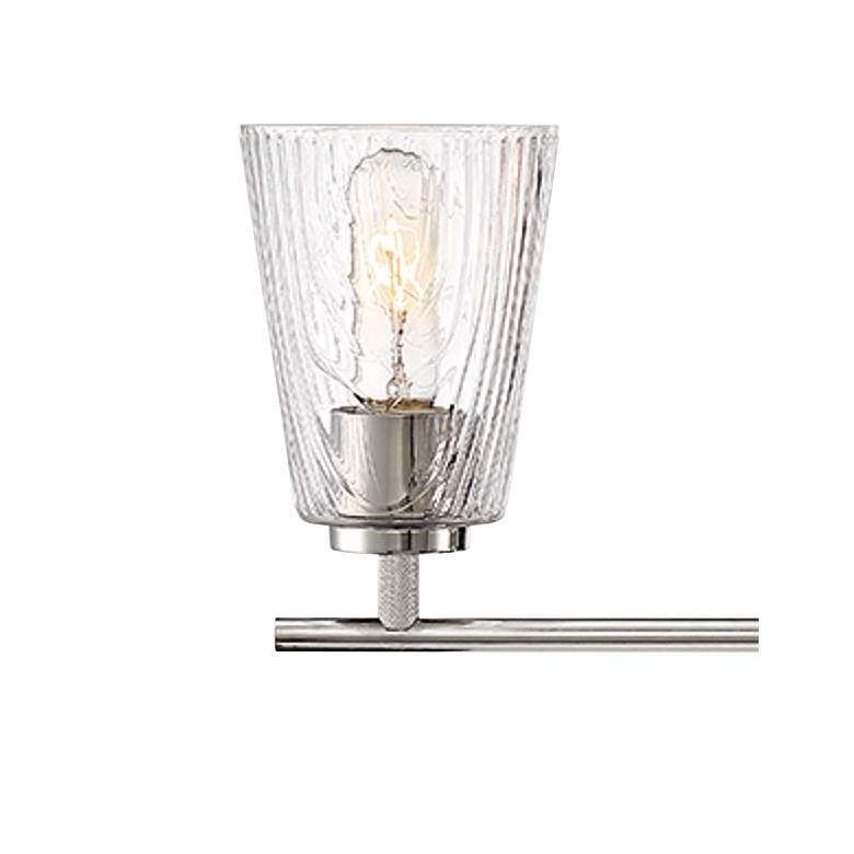 Image 2 Westwood 29 3/4" Wide Polished Nickel 4-Light Bath Light more views