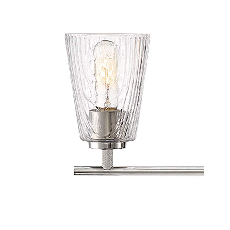 Image 2 Westwood 29 3/4 inch Wide Polished Nickel 4-Light Bath Light more views