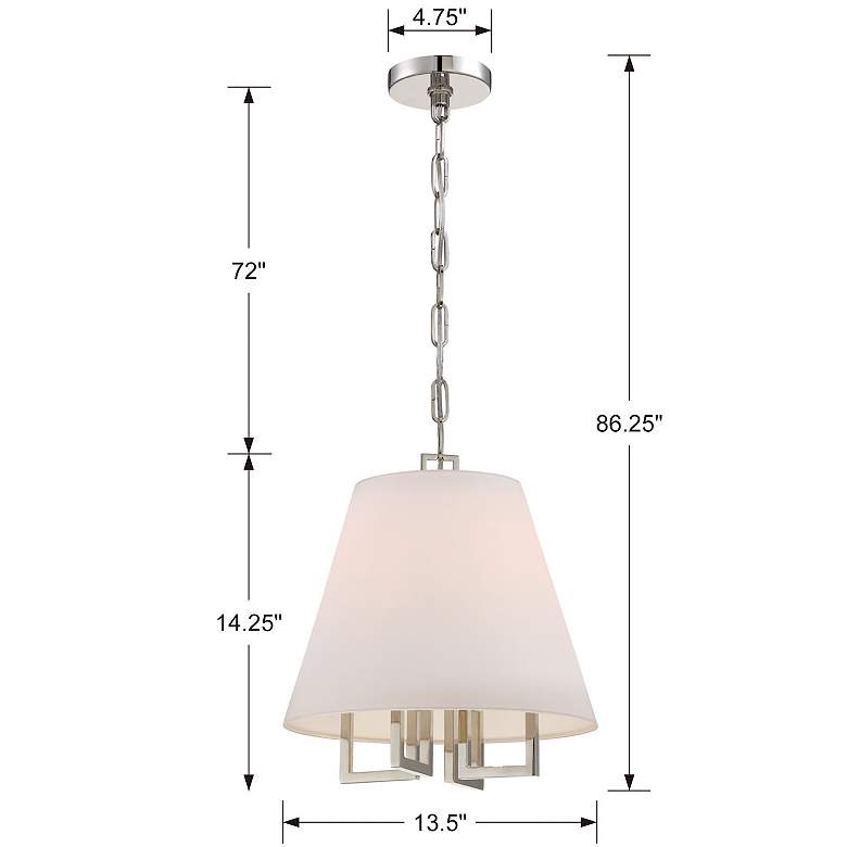 Image 7 Westwood Collection 13 1/2" Wide Pendant Shade Chandelier more views