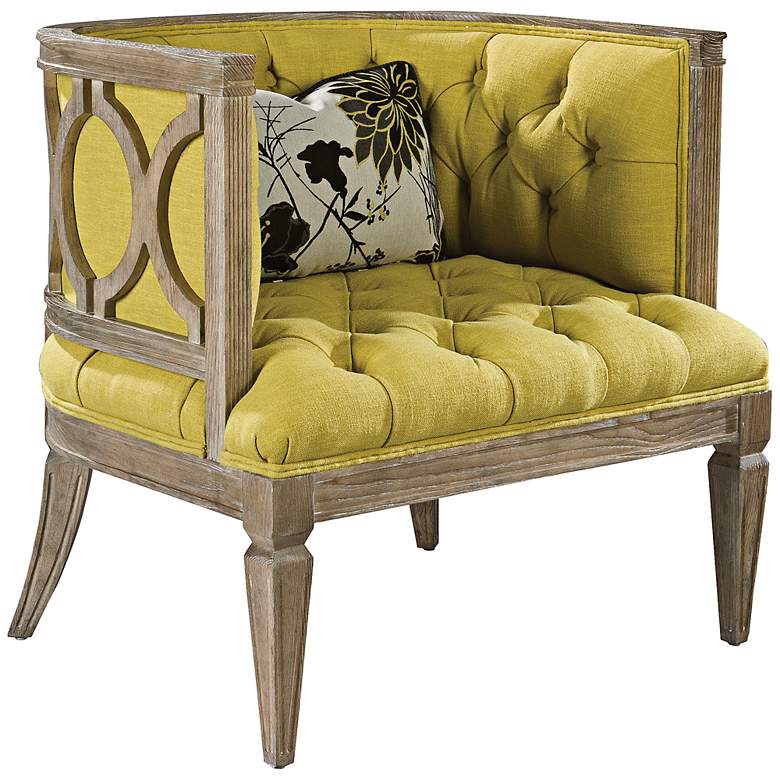 Image 1 Westwood Lemon Flora Accent Chair