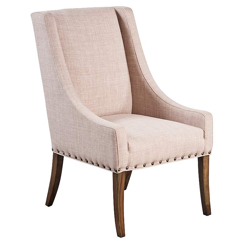 Image 1 Westwood Tan Linen Transitional Dining Chair