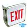 Wet Location Red LED Emergency Exit Sign with Battery