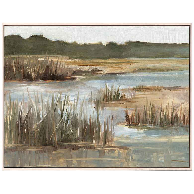 Image 1 Wetland Grasses I 50"W x 38"H Canvas