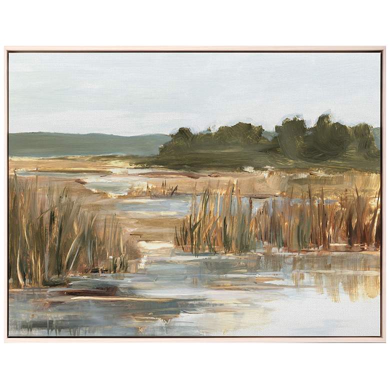 Image 1 Wetland Grasses II 50"W x 38"H Canvas