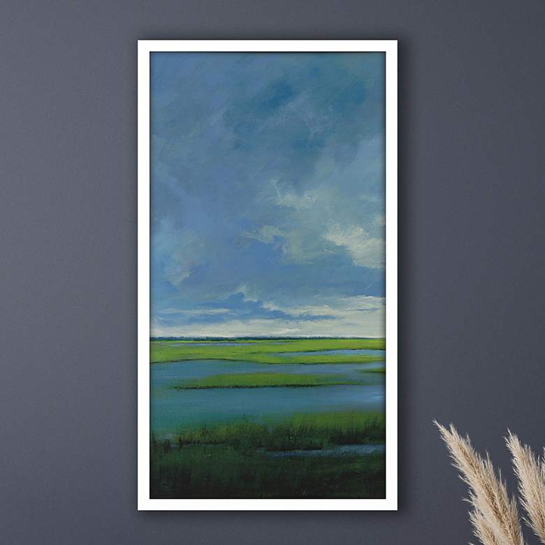 Image 2 Wetland I 48" High Rectangular Giclee Framed Wall Art