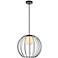 Wetzel 1 Lt Black Pendant