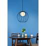 3_Wetzel 1 Lt Black Pendant more views