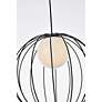 6_Wetzel 1 Lt Black Pendant more views