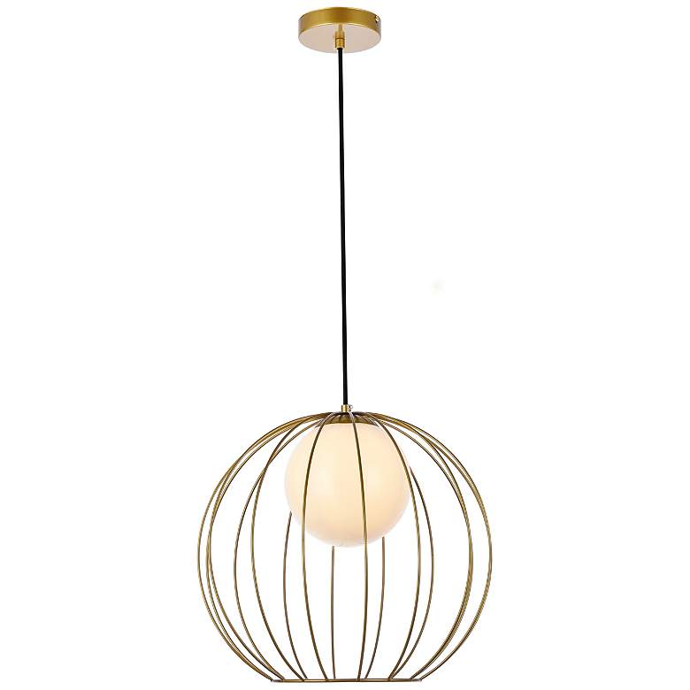 Image 1 Wetzel 1 Lt Brass Pendant