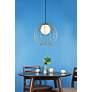 3_Wetzel 1 Lt Brass Pendant more views