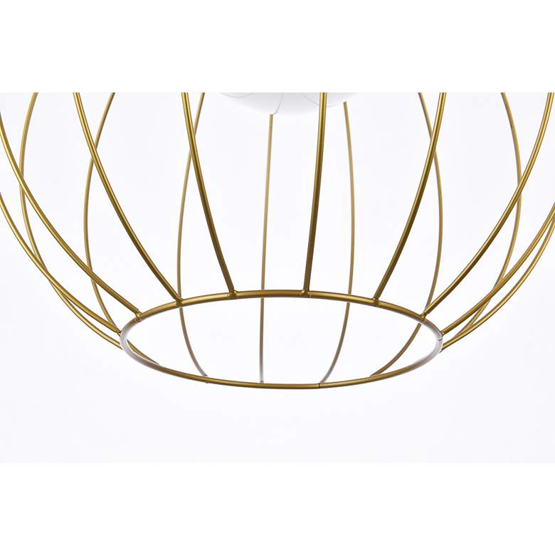 Image 5 Wetzel 1 Lt Brass Pendant more views