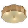 1_Wexford 19 1/4" Wide Antique Brass 3-Light Ceiling Light