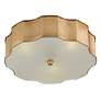 2_Wexford 19 1/4" Wide Antique Brass 3-Light Ceiling Light more views