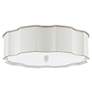2_Wexford 19 1/4" Wide Snow White LED Ceiling Light more views