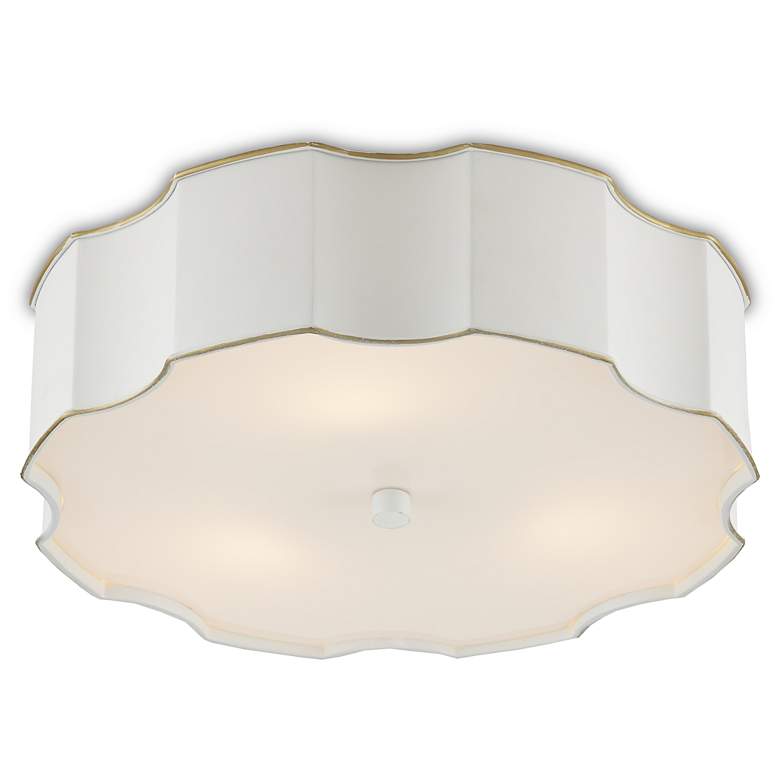 Image 3 Wexford 19 1/4" Wide Snow White LED Ceiling Light more views