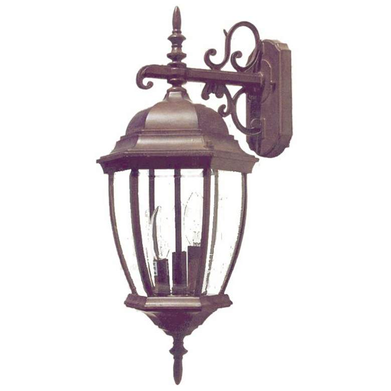Image 1 Wexford 3-Light Burled Walnut Wall Light