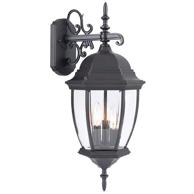 Image 1 Wexford 3-Light Matte Black Wall Light