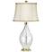 Wexford Table Lamp with Gold Metallic Scroll Braid Trim