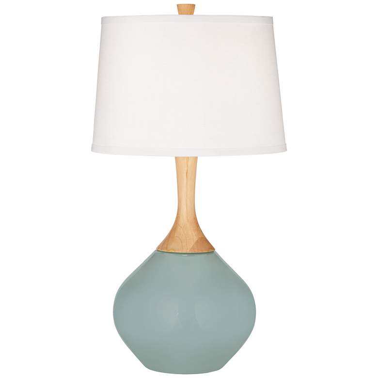 Image 2 Wexler Aqua-Sphere Blue Modern Table Lamp