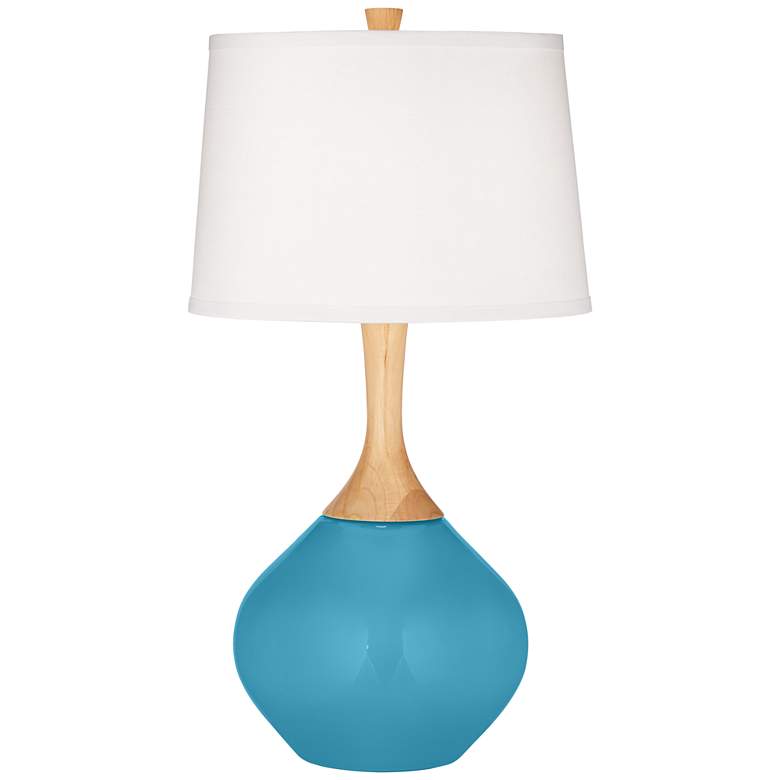 Wexler Jamaica Bay Blue Modern Table Lamp