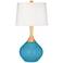 Wexler Jamaica Bay Blue Modern Table Lamp