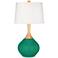 Wexler Leaf Green Modern Table Lamp