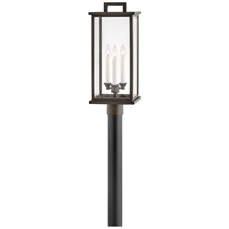 Image 1 Weymouth 22 1/4" High Oil Rubbed Bronze Outdoor Post Light