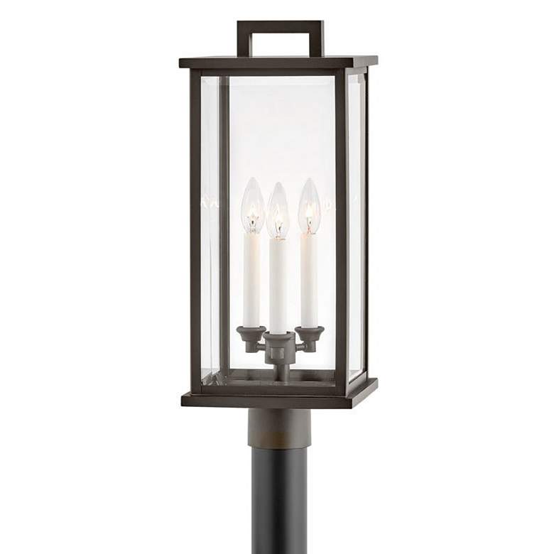 Image 2 Weymouth 22 1/4" High Oil Rubbed Bronze Outdoor Post Light more views