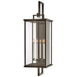 Weymouth 45 1/2"H Rubbed Bronze 4-Light Outdoor Wall Light