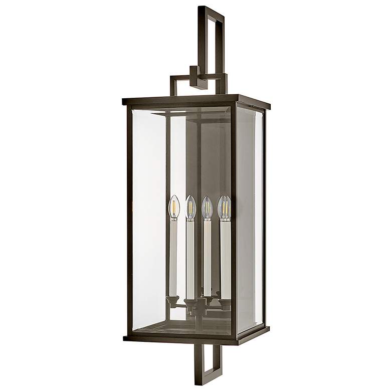 Image 2 Weymouth 45 1/2"H Rubbed Bronze 4-Light Outdoor Wall Light more views
