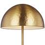 Whare Burnished Brass Mushroom Dome LED Table Lamp